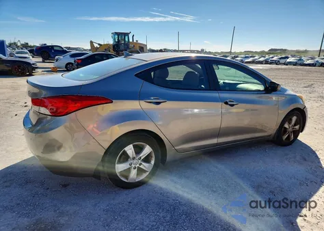 2013 Hyundai Elantra Gls from USA, damaged, VIN 5NPDH4AE9DH432073